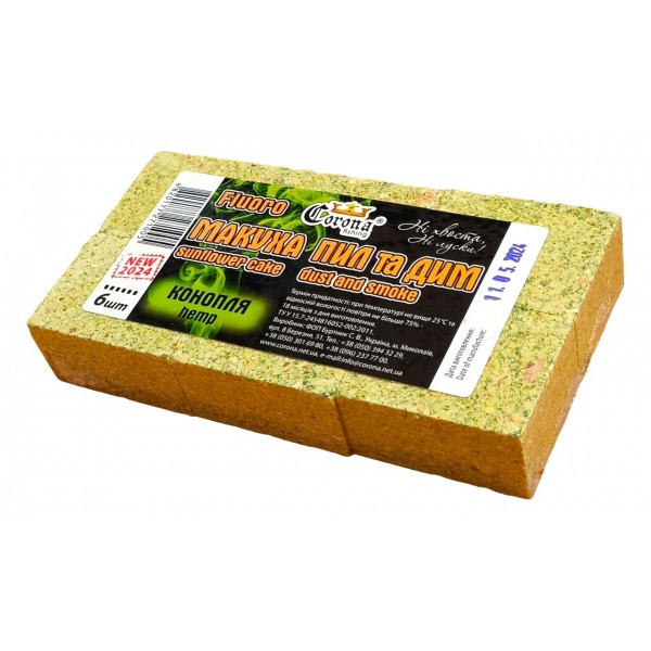 Макуха рибальська, з отвором, флуоро, Corona Пил та Дим, 6шт/уп, смак Коноплі